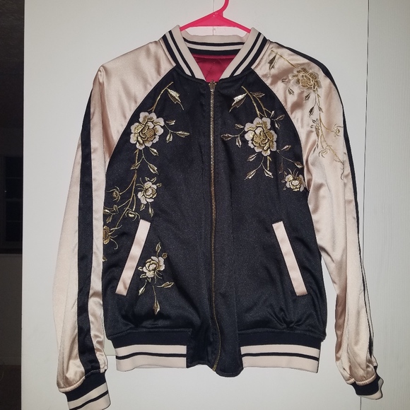 Express Tiger Reversible Bomber Jacket 